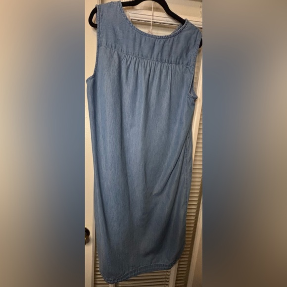 Blue Denim Tank Dress- Size 16/18 - Picture 2 of 10